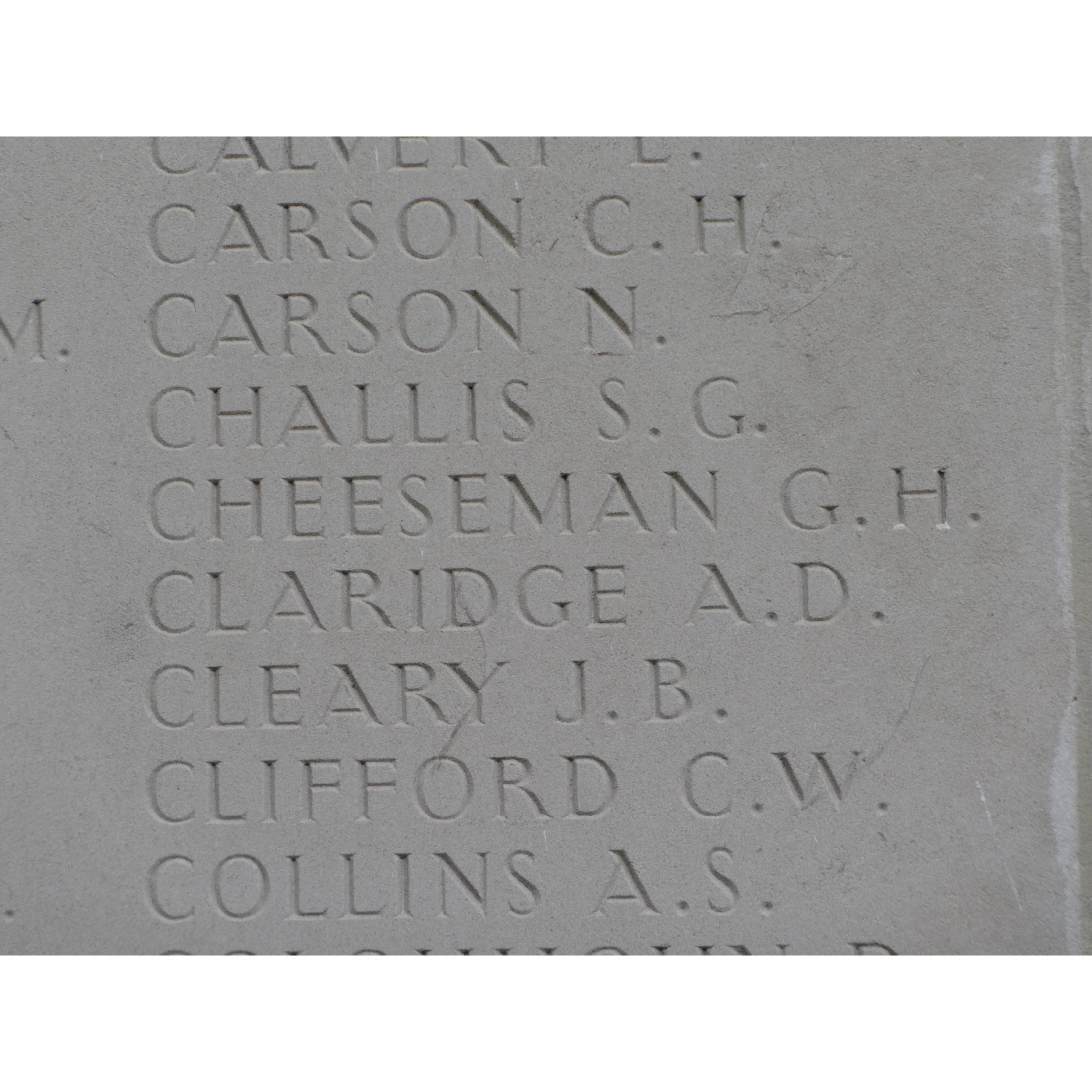 Cheeseman, George Holly OW(1909)