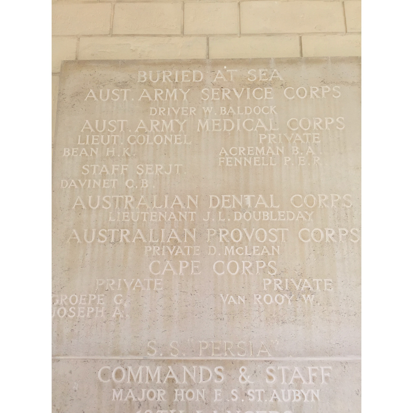 Doubleday, Jack Lindsay OW(1906)