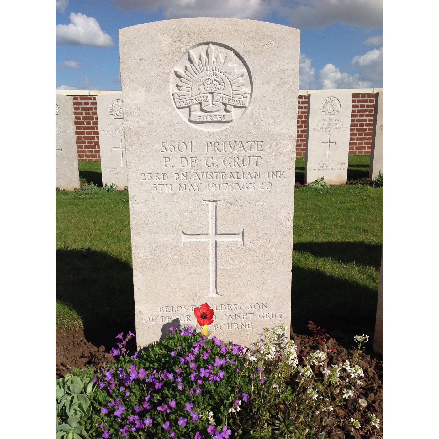 Grut, Peter de Guernsey OW(1911)