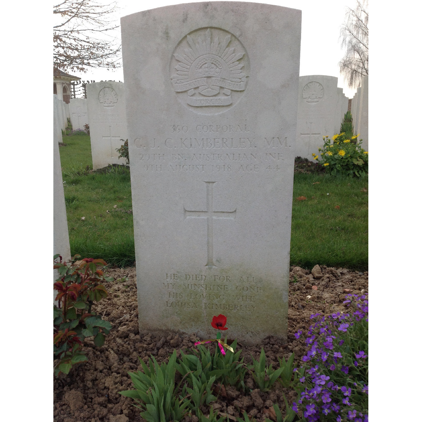 Kimberley, George Joseph Cook OW(1888)