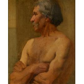 Nude Study- Man With Folded Arms