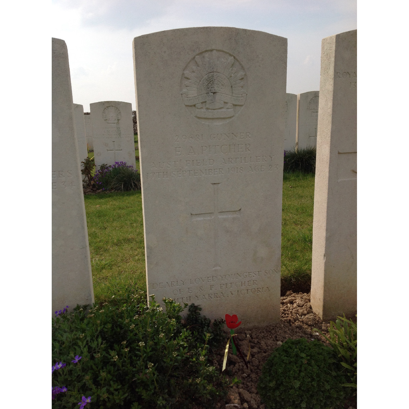 Pitcher, Ernest Arthur OW(1908)