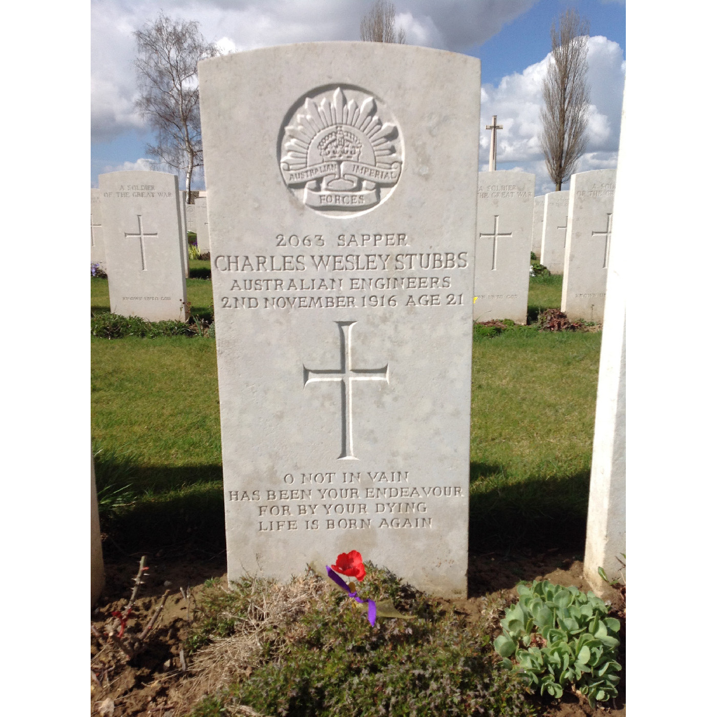 Stubbs, Charles Wesley OW(1910)