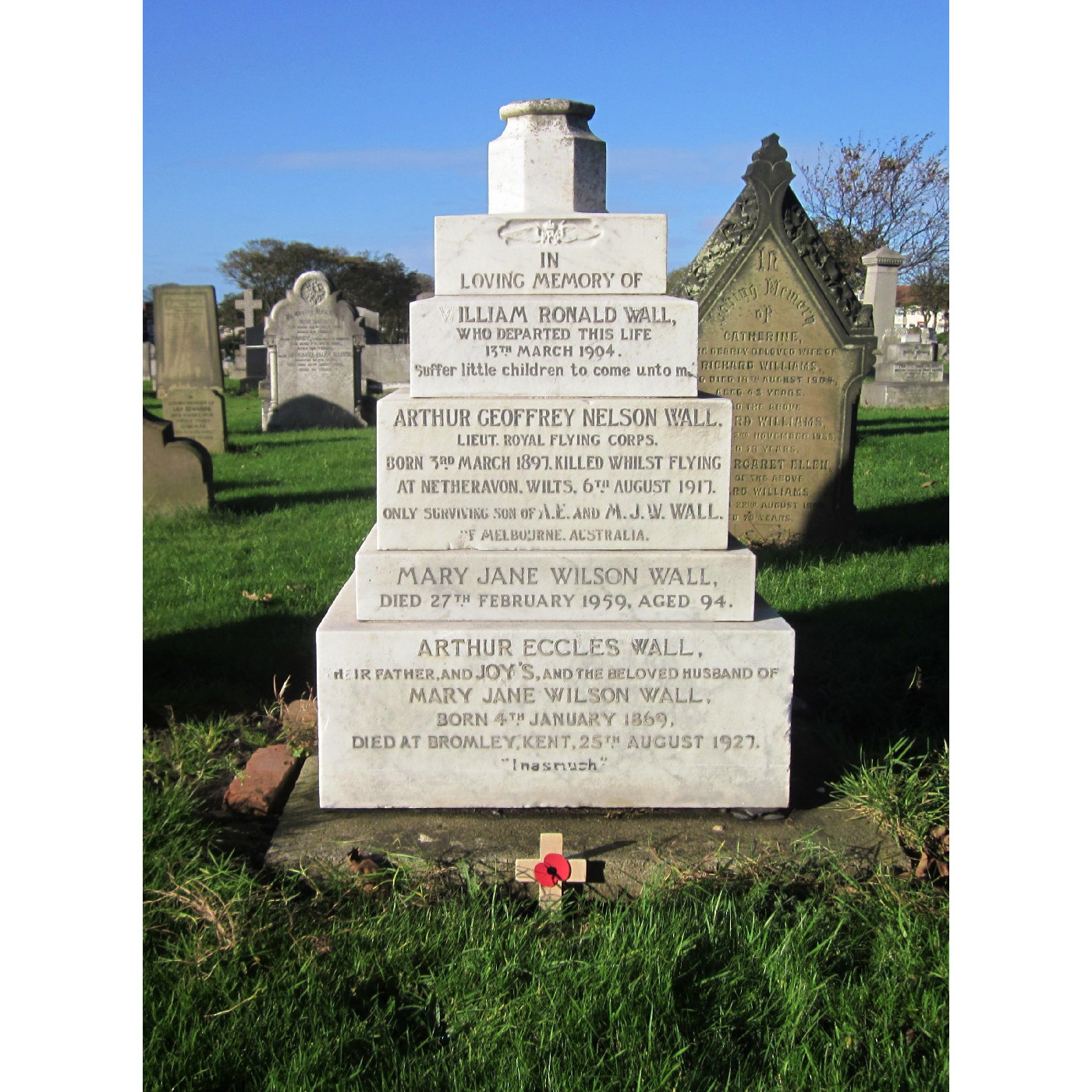 Wall, Arthur Geoffrey Nelson OW(1907)