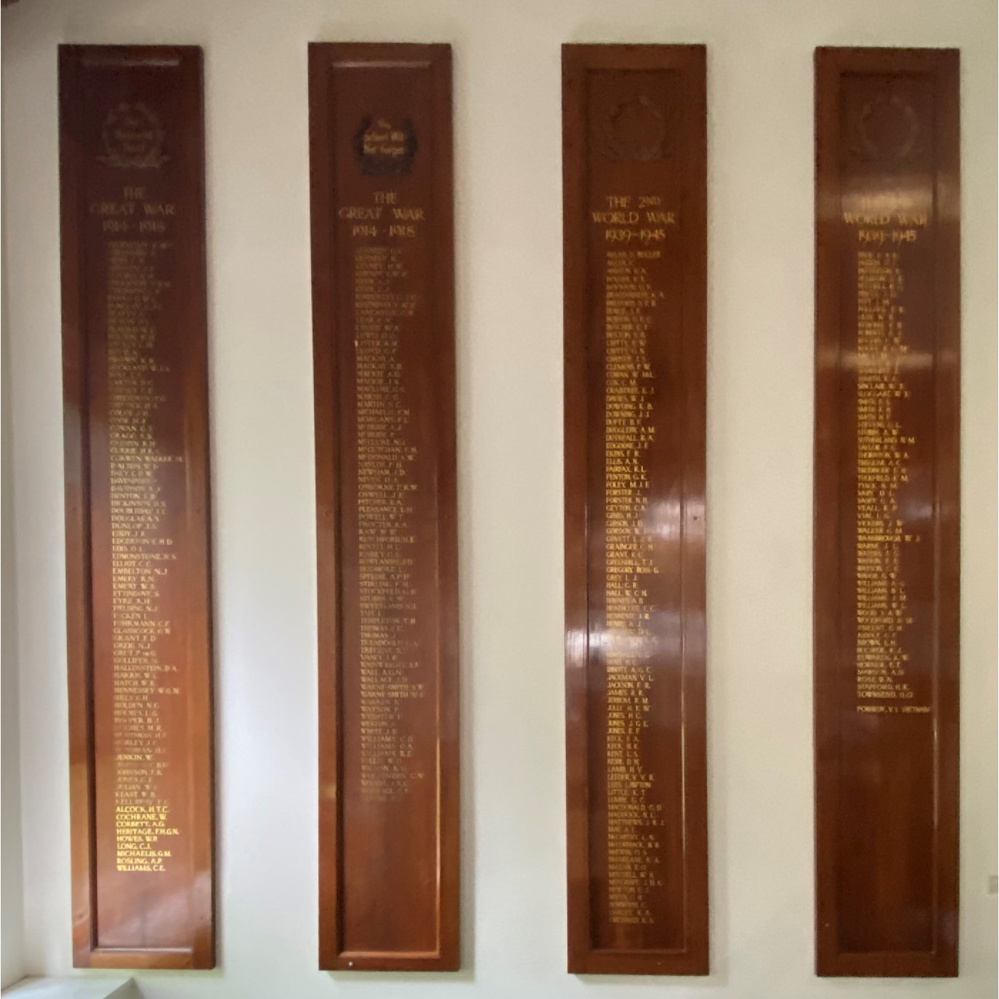 WWI Roll of Honour