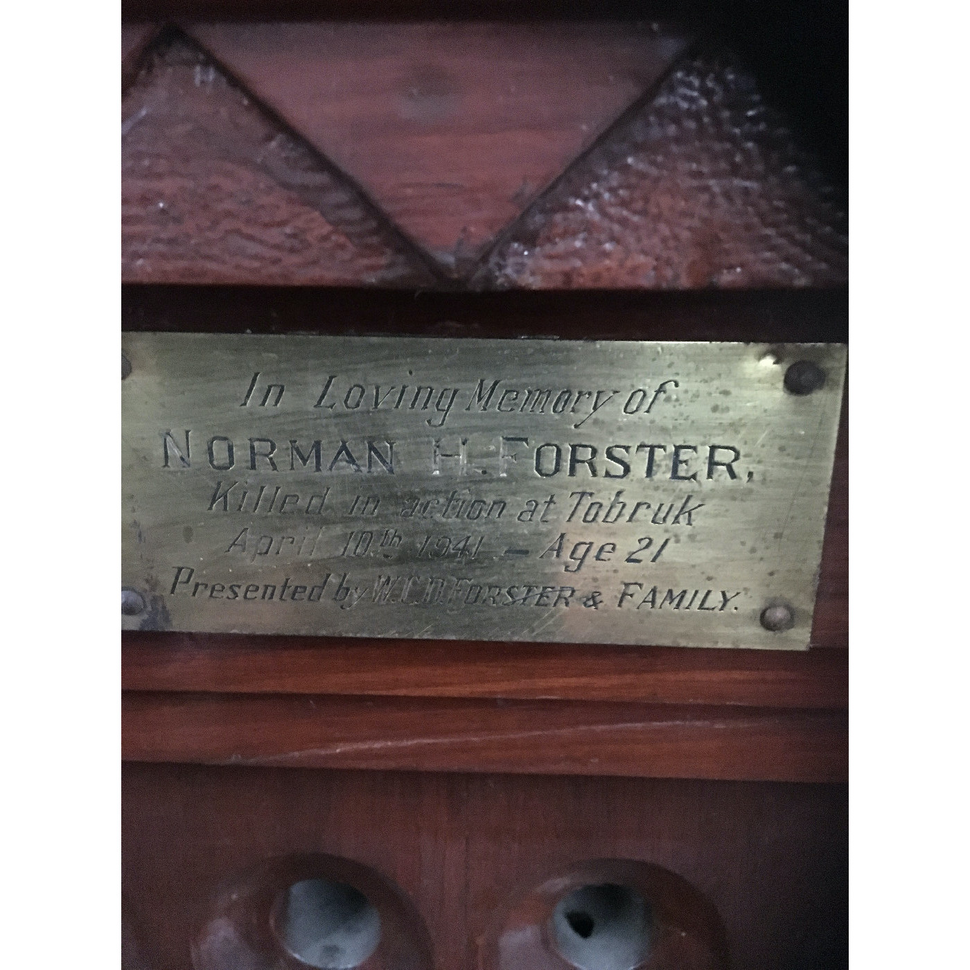 Forster, Norman Henderson OW(1933)