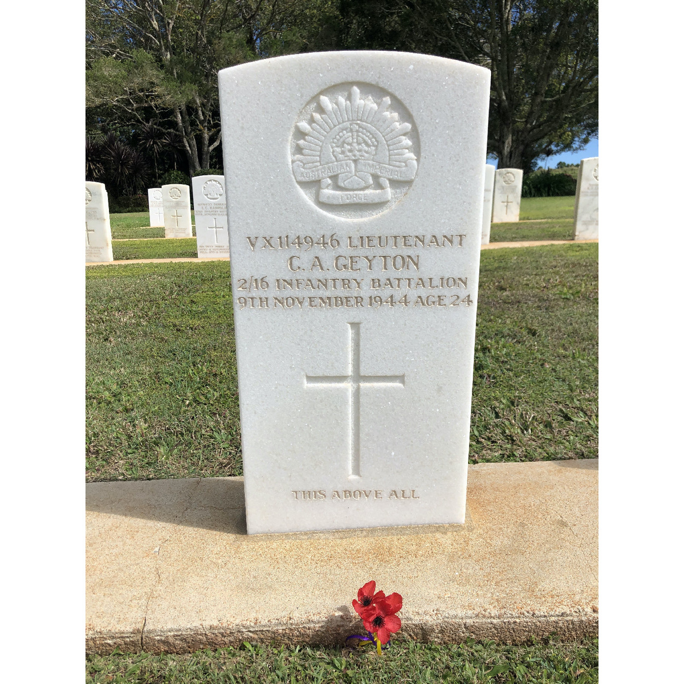 Geyton, Charles Arthur OW(1935)