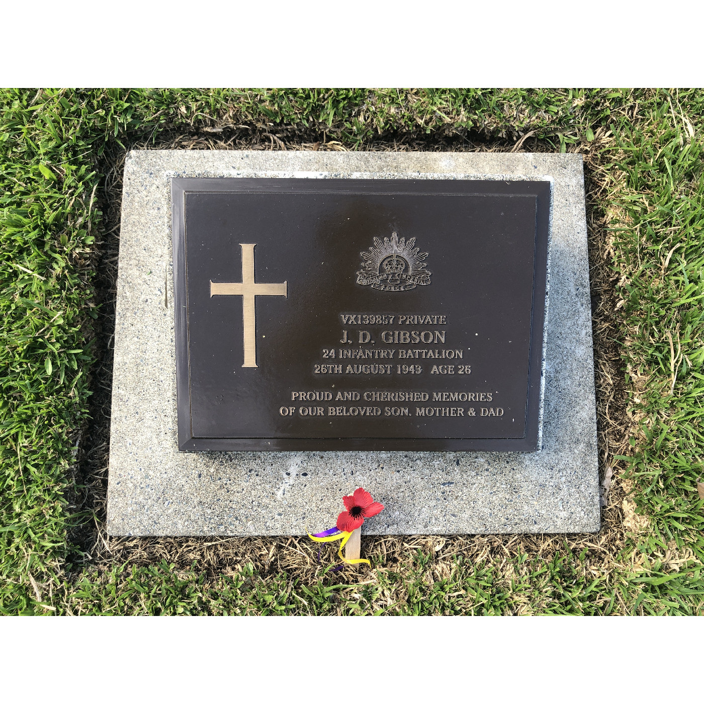 Gibson, John Durrant OW(1933)