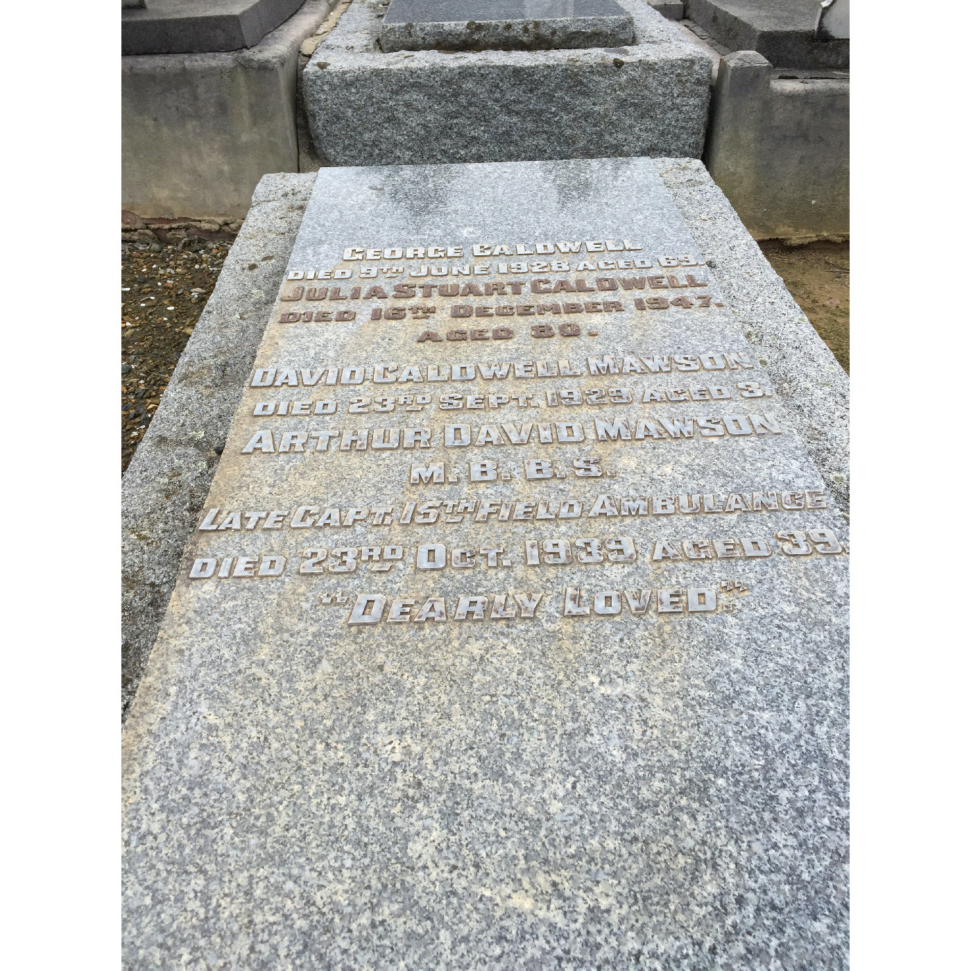 Mawson, Arthur David OW(1914)