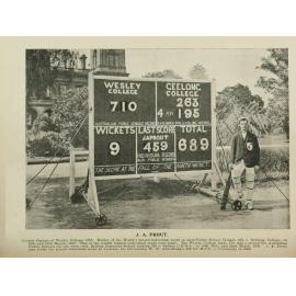 J. A. Prout  1909 "At the fall of the ninth wicket"