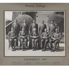 Sub Prefects 1959