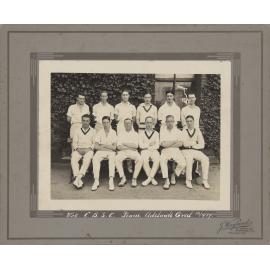 Victorian CBSC team Adelaide Oval 1927