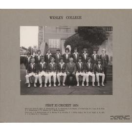 Cricket First XI 1974