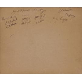 Cricket Third XI 1947 back of image