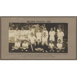 Cricket WCPS 1931