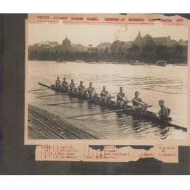 Rowing Crew 1917 Winners of the Richmond Club Regatta