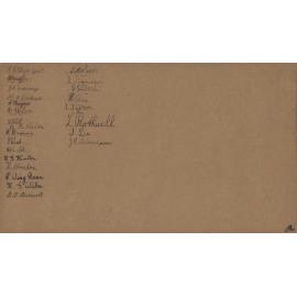 Football WCPS 1941 back of photo