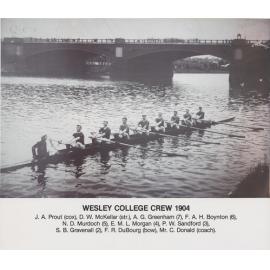 Wesley College Crew 1904