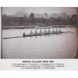 Wesley College Crew 1909