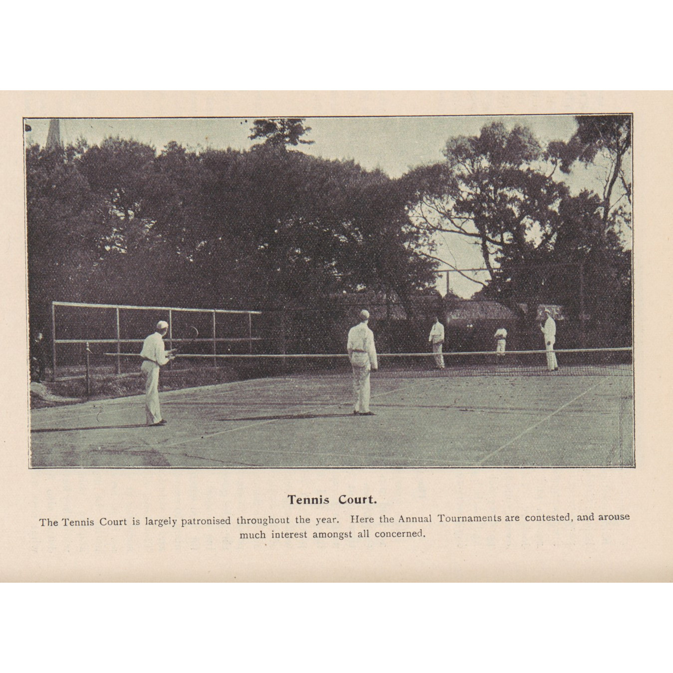 Tennis court 1904
