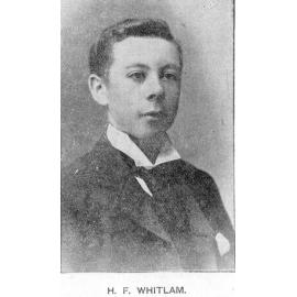 H F Whitlam Winner Exhibition 1901