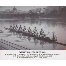 Wesley College Crew 1911
