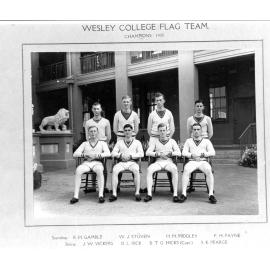 Wesley College Flag Team Champions 1935