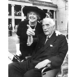 Sir Robert Menzies and Dame Zara Bate 1973