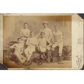 Rowing Second Crew 1890 winners of the Second Crews Race