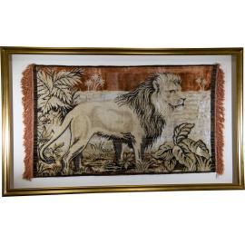 Lion rug from Clement Addis OW1910