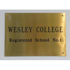 Registered School Number One