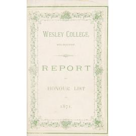Prospectus 1871