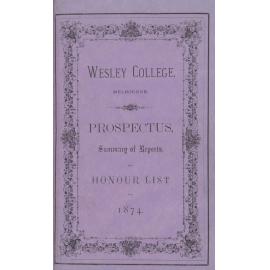 Prospectus 1874