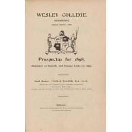 Prospectus 1898