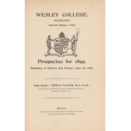 Prospectus 1899