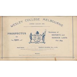Prospectus 1900