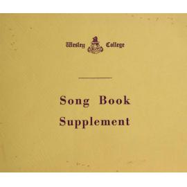 Wesley College Song Book Supplement