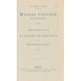 Prospectus 1890
