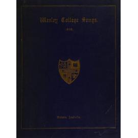 Wesley College Songs 1918