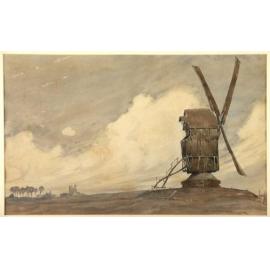 Windmill At Hand Point, France