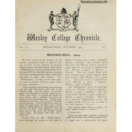 Chronicle 1904 No_103 October