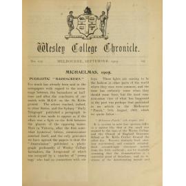 Chronicle 1905 No_107 September