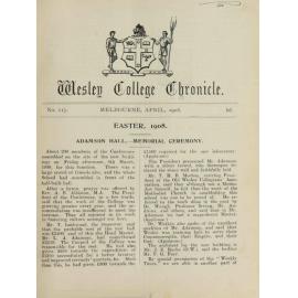 Chronicle 1908 No_117 April