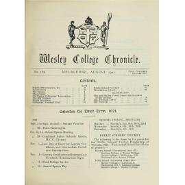 Chronicle 1921 No_162 August