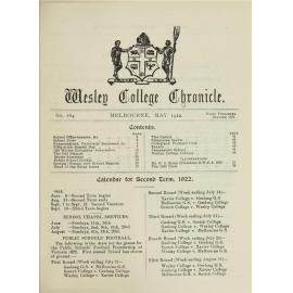 Chronicle 1922 No_164 May