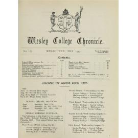 Chronicle 1923 No_167 May