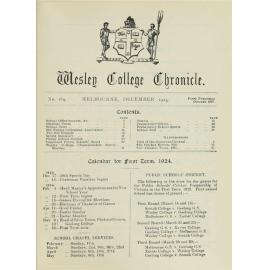 Chronicle 1923 No_169 December