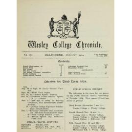 Chronicle 1924 No_171 August