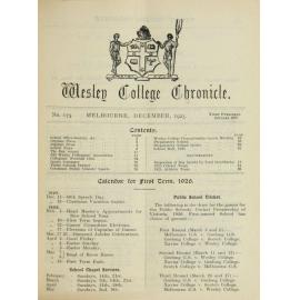 Chronicle 1925 No_175 December