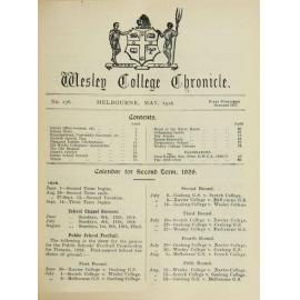 Chronicle 1926 No_176 May